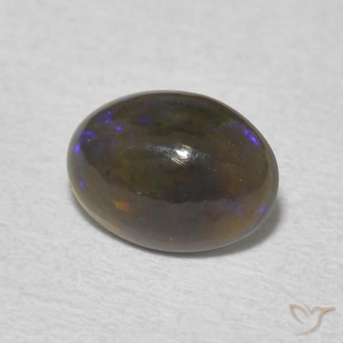 Opale Multicolore naturelle ovale, 0.64 ct, Opaque