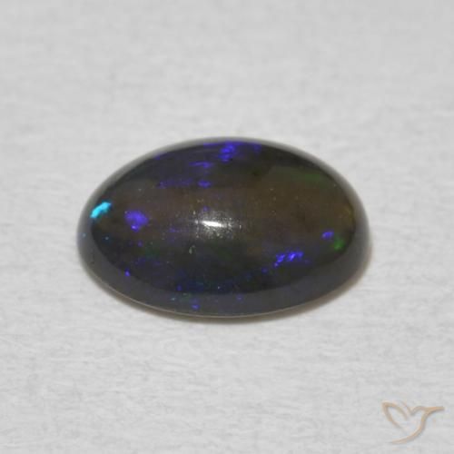 Opale Multicolore naturelle ovale, 0.64 ct, Opaque