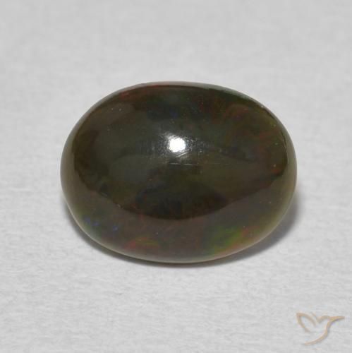 1.35ct Naturel Multicolore Opale, ovale, Opaque