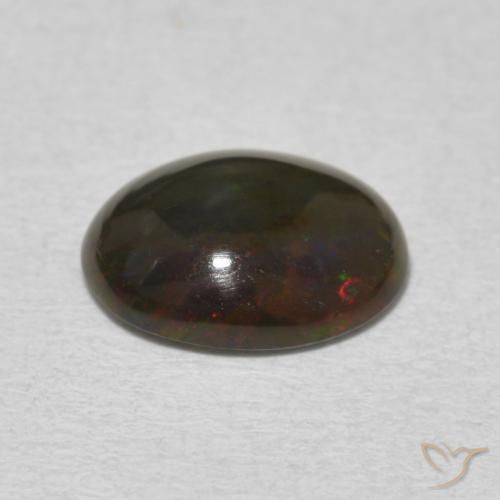 Opale Multicolore naturelle ovale, 1.35 ct, Opaque