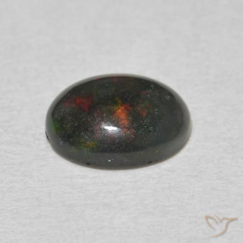 Opale Multicolore naturelle ovale, 0.93 ct, Opaque