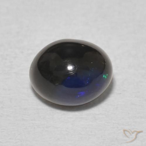 0.73ct Naturel Multicolore Opale, ovale, Opaque, Photo A