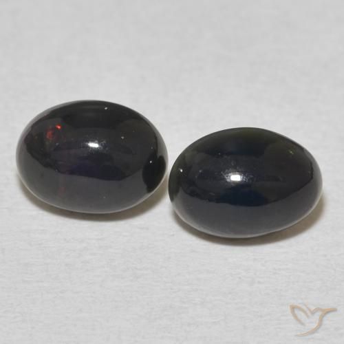 1.58ctw Naturel Multicolore Opale, ovale, Opaque