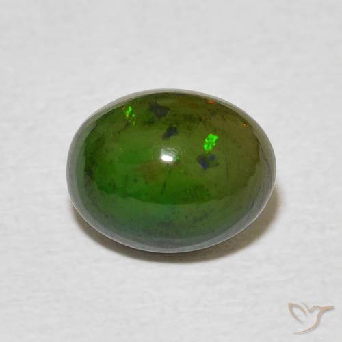 1.45ct Naturel Multicolore Opale, ovale, Opaque