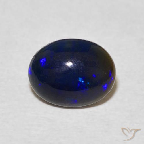 0.94ct Naturel Multicolore Opale, ovale, Opaque, Photo A