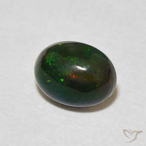 Opale Multicolore naturelle ovale, 0.90 ct, Opaque