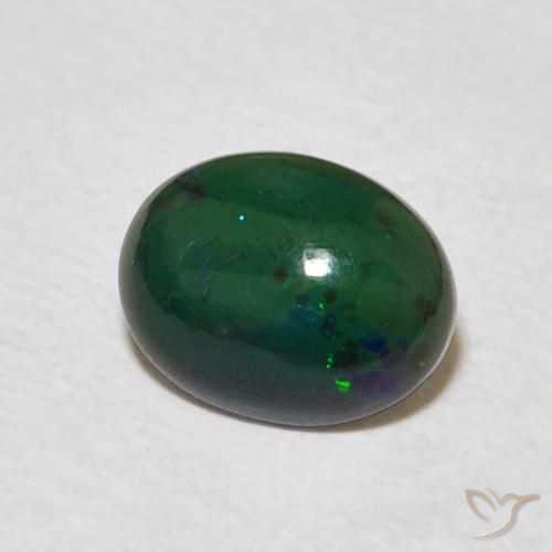 Opale Multicolore naturelle ovale, 1.01 ct, Opaque
