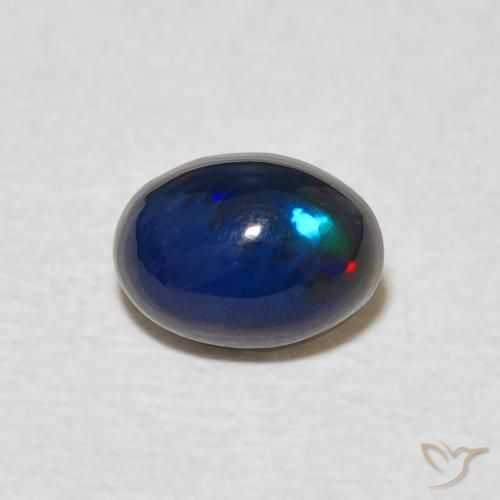 0.54ct Naturel Multicolore Opale, ovale, Opaque