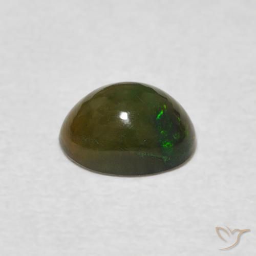 Opale Multicolore naturelle ovale, 0.55 ct, Opaque