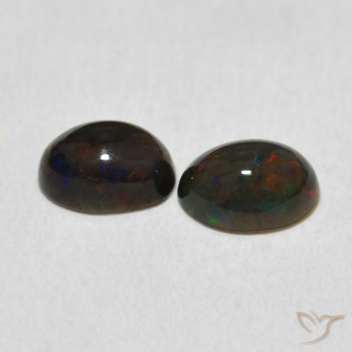 Shop natural 1.17ct Multicolore Opale gems, ovale, from Ethiopie at GemSelect. In stock, global shipping!
