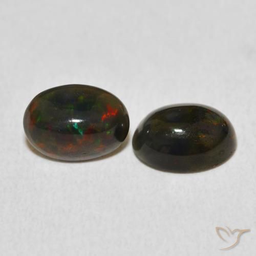 Shop natural 1.38ct Multicolore Opale gems, ovale, from Ethiopie at GemSelect. In stock, global shipping!