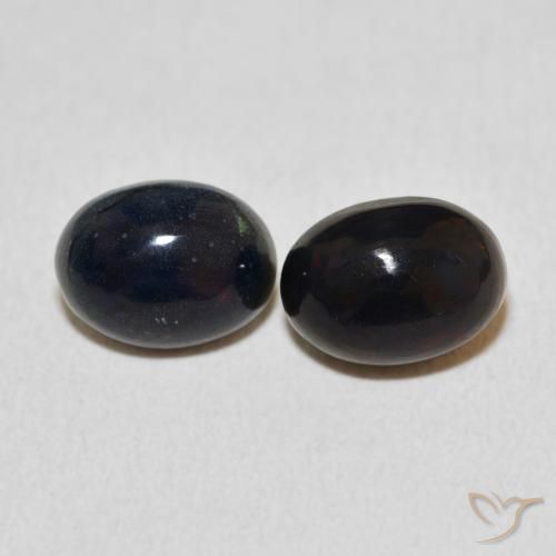 1.65ctw Naturel Multicolore Opale, ovale, Opaque