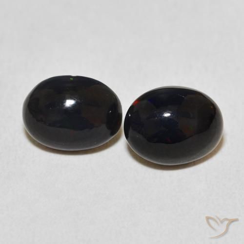2.04ctw Naturel Multicolore Opale, ovale, Opaque