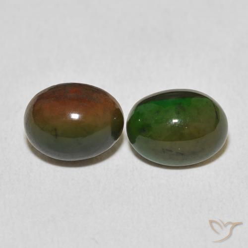 2.33ctw Naturel Multicolore Opale, ovale, Opaque, Photo A