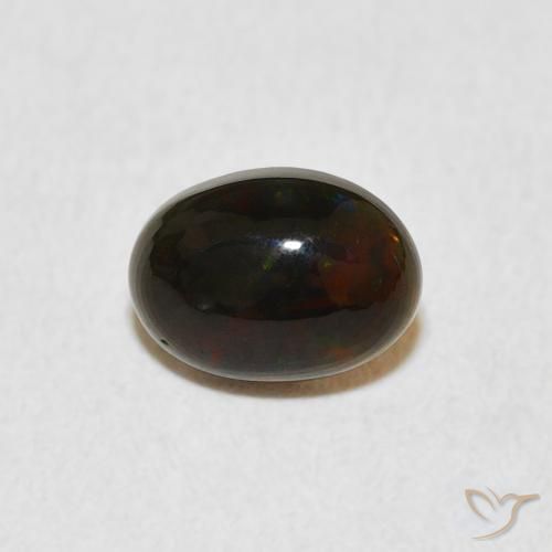 0.54ct Naturel Multicolore Opale, ovale, Opaque