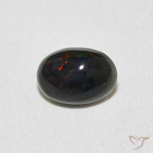 Opale Multicolore naturelle ovale, 0.52 ct, Opaque
