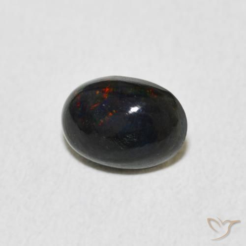Opale Multicolore naturelle ovale, 0.52 ct, Opaque