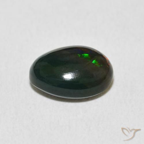 Opale Multicolore naturelle ovale, 1.56 ct, Opaque
