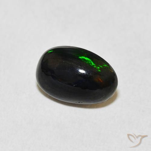 Opale Multicolore naturelle ovale, 1.24 ct, Opaque