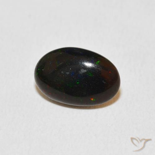Opale Multicolore naturelle ovale, 1.08 ct, Opaque
