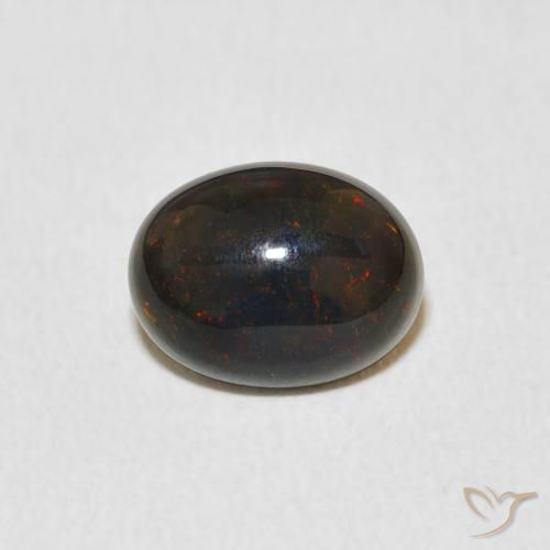 1.14ct Naturel Multicolore Opale, ovale, Opaque, Photo A