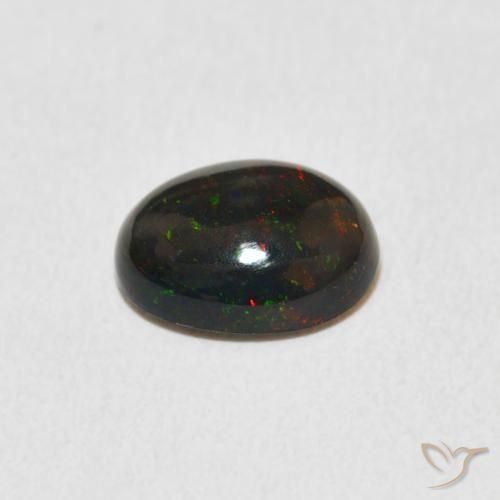 Opale Multicolore naturelle ovale, 1.14 ct, Opaque