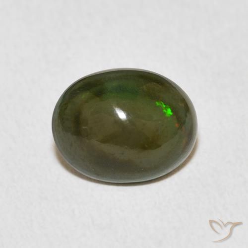 Opale Multicolore naturelle ovale, 1.54 ct, Opaque