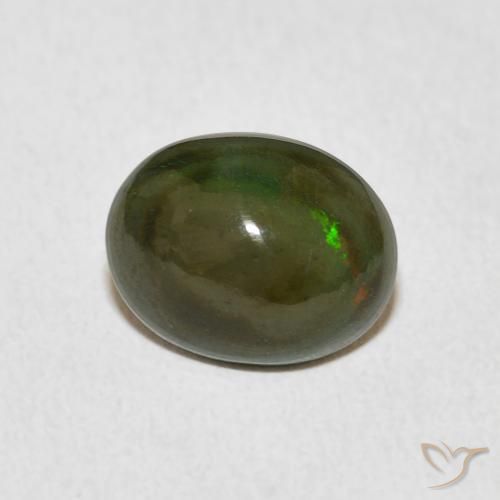 Opale Multicolore naturelle ovale, 1.54 ct, Opaque