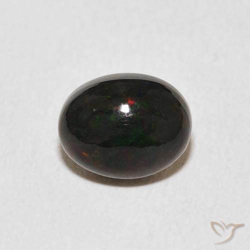 1.50ct Naturel Multicolore Opale, ovale, Opaque