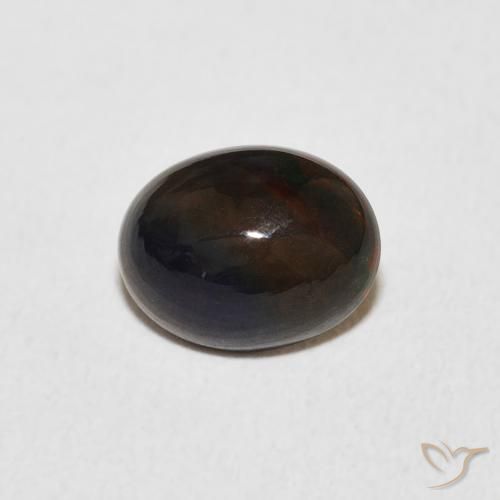 1.29ct Naturel Multicolore Opale, ovale, Opaque, Photo A