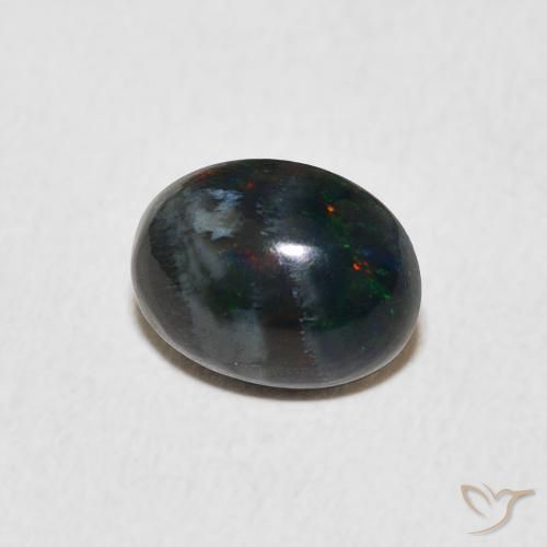 Opale Multicolore naturelle ovale, 1.16 ct, Opaque