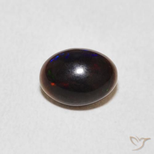 Opale Multicolore naturelle ovale, 0.82 ct, Opaque