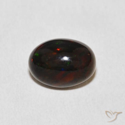 2.46ct Naturel Multicolore Opale, ovale, Opaque, Photo A
