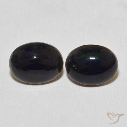 1.75ctw Naturel Multicolore Opale, ovale, Opaque