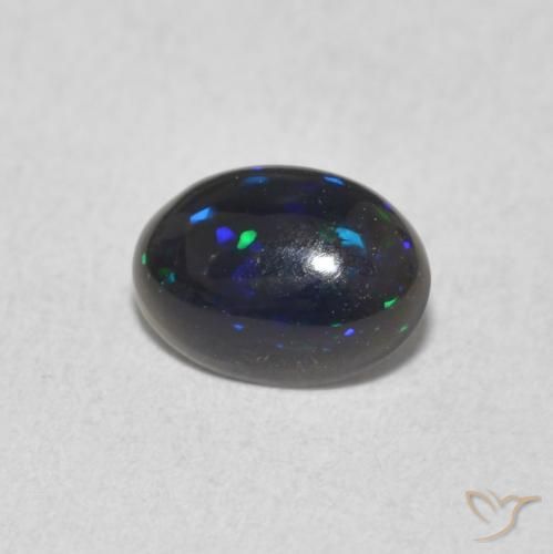 Opale Multicolore naturelle ovale, 0.48 ct, Opaque