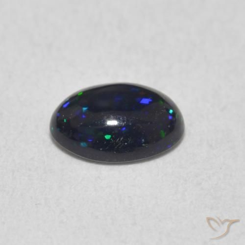 Opale Multicolore naturelle ovale, 0.48 ct, Opaque