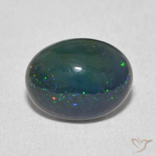 0.95ct Naturel Multicolore Opale, ovale, Opaque