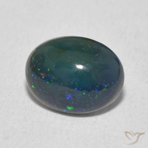 Opale Multicolore naturelle ovale, 0.95 ct, Opaque