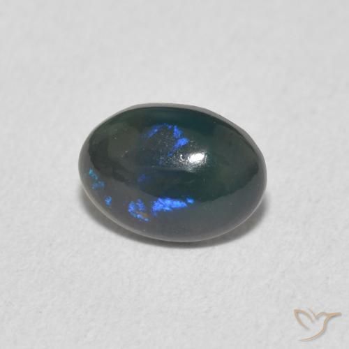 0.49ct Naturel Multicolore Opale, ovale, Opaque