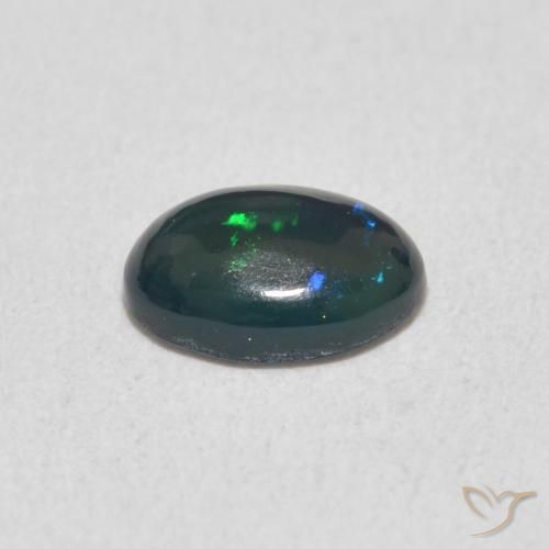 Opale Multicolore naturelle ovale, 0.49 ct, Opaque