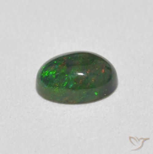 Opale Multicolore naturelle ovale, 0.55 ct, Opaque