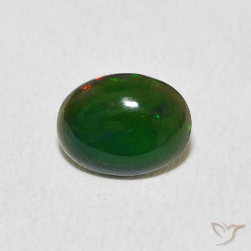 0.62ct Naturel Multicolore Opale, ovale, Opaque