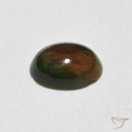 Opale Multicolore naturelle ovale, 1.04 ct, Opaque