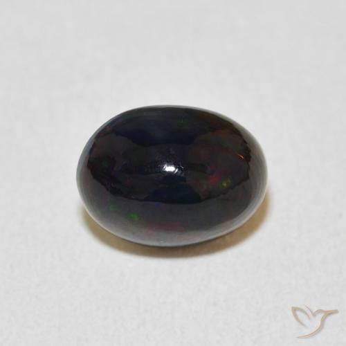 Opale Multicolore naturelle ovale, 1.29 ct, Opaque