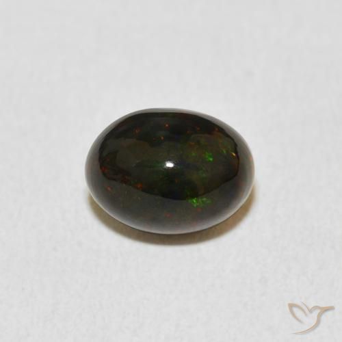 Opale Multicolore naturelle ovale, 1.09 ct, Opaque
