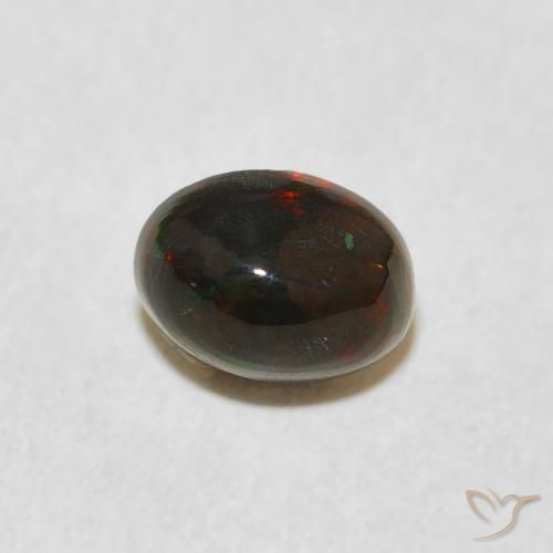 Opale Multicolore naturelle ovale, 0.62 ct, Opaque