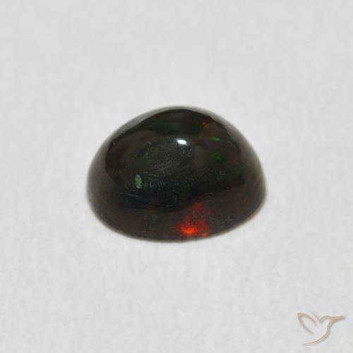 Opale Multicolore naturelle ovale, 0.62 ct, Opaque