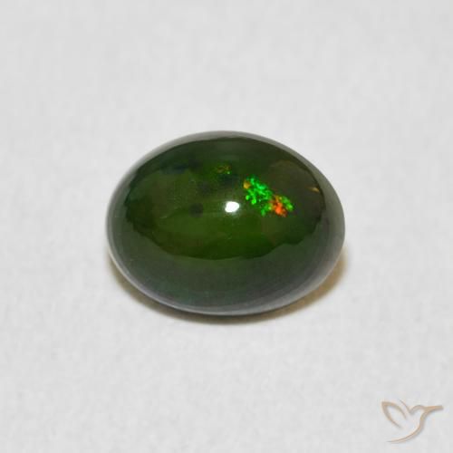 Opale Multicolore naturelle ovale, 0.67 ct, Opaque