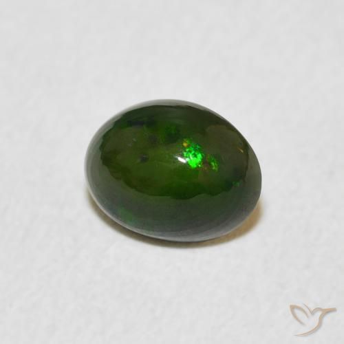 Opale Multicolore naturelle ovale, 0.67 ct, Opaque