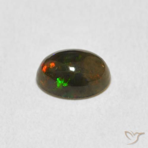 Opale Multicolore naturelle ovale, 0.47 ct, Opaque